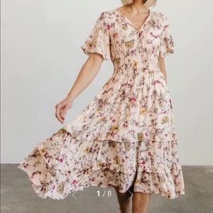 Baltic Born Blush Boho Midi Dress